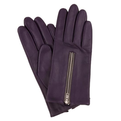 bettina leather Gloves by Dents with zip